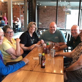Goshen Brewing Company - Our group enjoying some brew while our food was being prepared. - Breweries Near Me - Goshen, Indiana