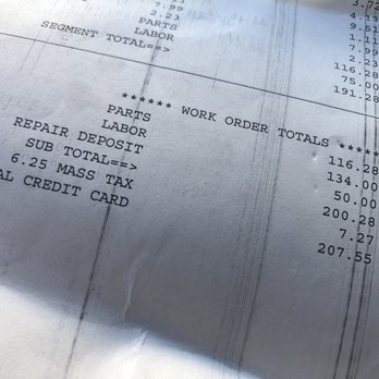 United Ag & Turf - Receipt after getting duped. - Farming Equipment Near Me - Millbury, Massachusetts
