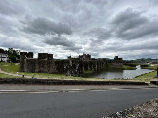 Caerphilly Castle by null