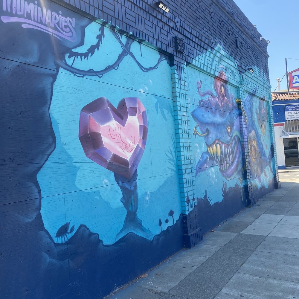 Do What Ya Feel Never Follow - Big gem =bait/materialsm - Public Art Near Me - Hayward, California Do What Ya Feel Never Follow - Big gem =bait/materialsm - Public Art Near Me - Hayward, California