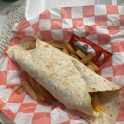 Fire Steak - "Mexican" burrito