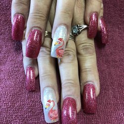 5 Star Nail & Spa - Acrylic nail sets done by Kevin, nail art done by Natashia. Spice up your holidays this year!