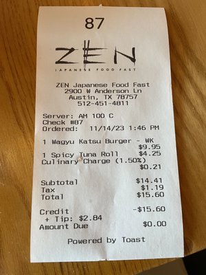 Zen Japanese Food Fast by null