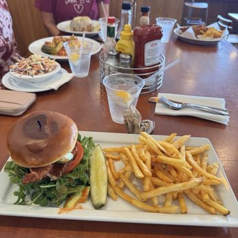 Duckie's Chowder House - Spicy buffalo chicken sandwich - Seafood Near Me - Cayucos, California