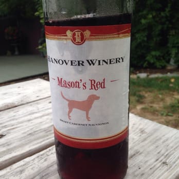 Hanover Winery - New sweet Cabernet Sauvignon, Mason's Red! Delicious! - Wineries Near Me - Hamilton, Ohio Hanover Winery - New sweet Cabernet Sauvignon, Mason's Red! Delicious! - Wineries Near Me - Hamilton, Ohio