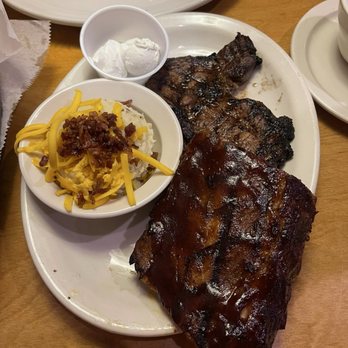Texas Roadhouse - Ribeye* 12oz & Ribs - American Near Me - Gilbert, Arizona