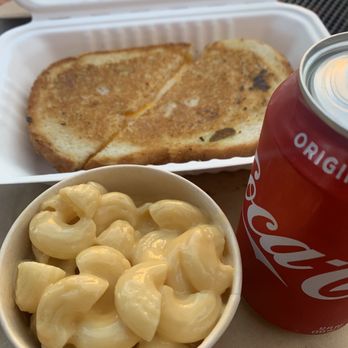 The Melt - Triple Three Cheese Classic, Mini Mac and a coke - New American Near Me - Irvine, California