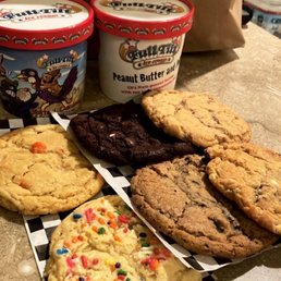 Pint ($8 each) delivery with our cookies!