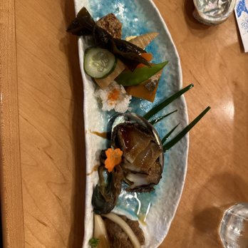 Kinchan Sushi - Appetizer with abalone - Sushi Bars Near Me - Honolulu, Hawaii Kinchan Sushi - Appetizer with abalone - Sushi Bars Near Me - Honolulu, Hawaii