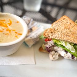 The Stumble Inn Grill & Bar - Potato Soup & 1/2 Sandwich of Cranberry Chicken Salad