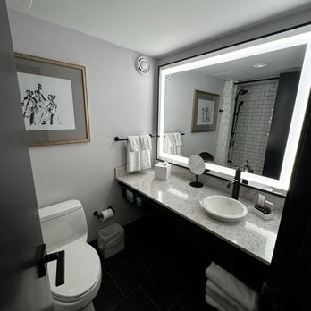 Saint Kate - The Arts Hotel - Bathroom in our room - Hotels Near Me - Milwaukee, Wisconsin Saint Kate - The Arts Hotel - Bathroom in our room - Hotels Near Me - Milwaukee, Wisconsin