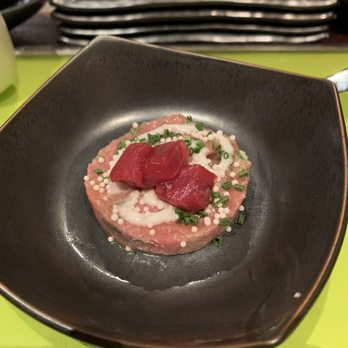 Morimoto - Tuna tartar... but wasabi forward, clouded the flavor of the otoro which was a shame, but still good - Japanese Near Me - Philadelphia, Pennsylvania