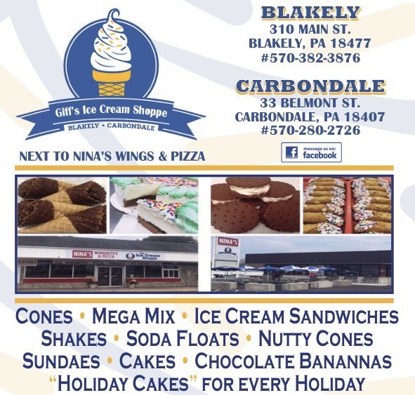 Giff’s Ice Cream Shoppe Blakely Logo