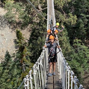 Ziplines at Pacific Crest - Working together - Ziplining Near Me - Wrightwood, California