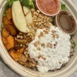 Hot Honey Cottage Cheese Bowl Hot Honey Cottage Cheese Bowl