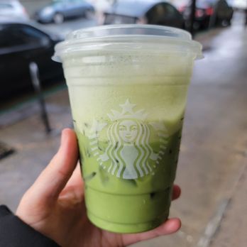 Starbucks - a hand holding a cup of green tea - Coffee & Tea Near Me - San Diego, California Starbucks - a hand holding a cup of green tea - Coffee & Tea Near Me - San Diego, California