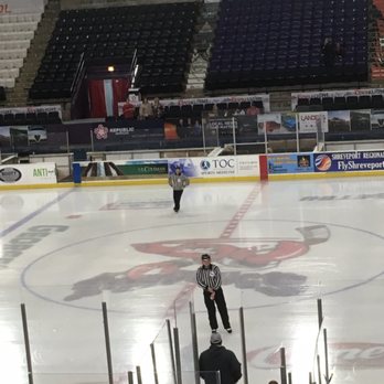 Hirsch Coliseum - 10/1/16. Saturday afternoon. Collegiate hockey. East Texas Baptist University v. Texas State University! - Stadiums & Arenas Near Me - Shreveport, Louisiana