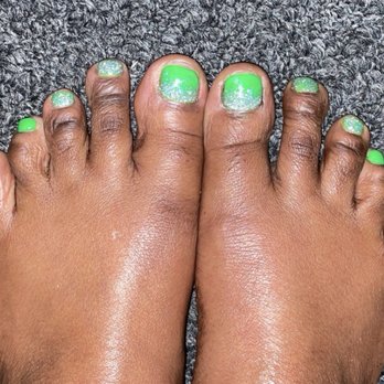 Mindy’s Luxury Nails - Lucky green basic pedicure - Nail Salons Near Me - Wichita Falls, Texas Mindy’s Luxury Nails - Lucky green basic pedicure - Nail Salons Near Me - Wichita Falls, Texas