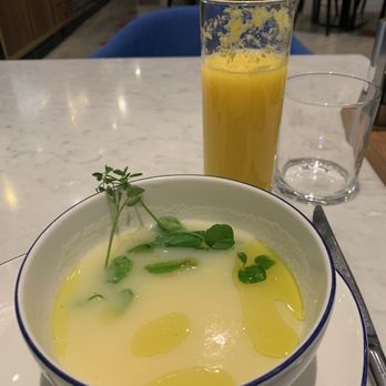 INK Hotel Amsterdam MGallery - Delicious potato leek soup with watercress, and fresh orange juice. - Hotels Near Me - Amsterdam, New Hampshire INK Hotel Amsterdam MGallery - Delicious potato leek soup with watercress, and fresh orange juice. - Hotels Near Me - Amsterdam, New Hampshire