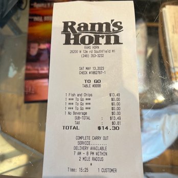 Ram's Horn Restaurant - American Near Me - Southfield, Michigan