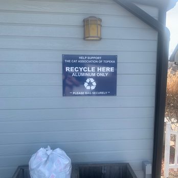 Cat Association of Topeka - They recycle aluminum cans to help pay for the facility. - Animal Shelters Near Me - Topeka, Kansas Cat Association of Topeka - They recycle aluminum cans to help pay for the facility. - Animal Shelters Near Me - Topeka, Kansas