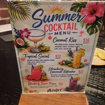 Ale & Ivy - Summer cocktails - Sports Bars Near Me - Spring, Texas Ale & Ivy - Summer cocktails - Sports Bars Near Me - Spring, Texas
