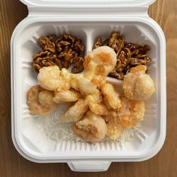 Silver House - Honey walnut prawns
