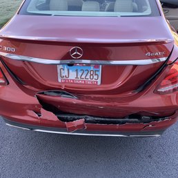 This is some of the damage from the accident. My trunk wouldn't open. This is some of the damage from the accident. My trunk wouldn't open.