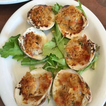 Capurro's - Baked Clams (woodstone roasted with season Breadcrumbs) - Seafood Near Me - San Francisco, California Capurro's - Baked Clams (woodstone roasted with season Breadcrumbs) - Seafood Near Me - San Francisco, California