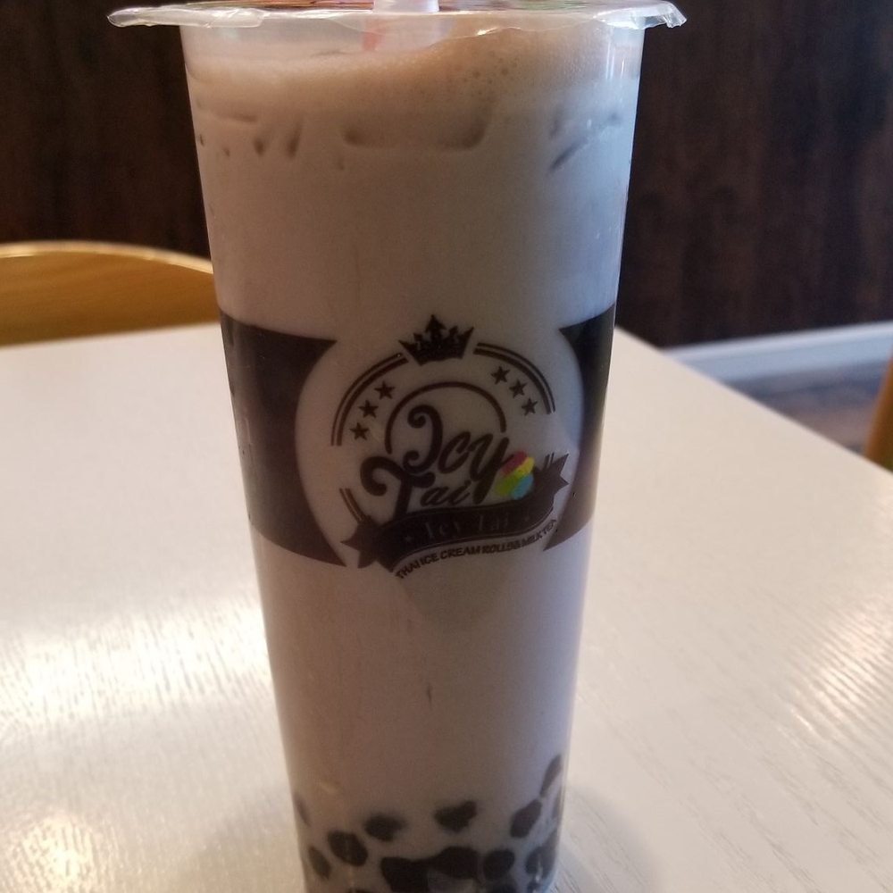 Taro Milk Tea. Super sweet but otherwise tastes fine! Taro Milk Tea. Super sweet but otherwise tastes fine!