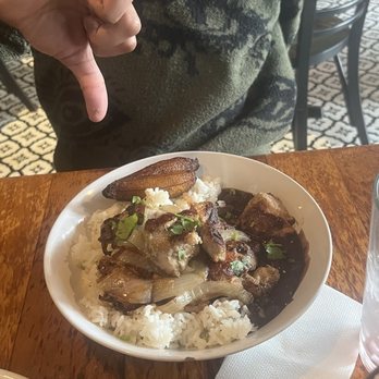 Guavas Cuban Cafe - Pollo à la plancha bowl. Don't mind my son, he was being funny. He enjoyed it very much. - Cuban Near Me - Minneapolis, Minnesota Guavas Cuban Cafe - Pollo à la plancha bowl. Don't mind my son, he was being funny. He enjoyed it very much. - Cuban Near Me - Minneapolis, Minnesota