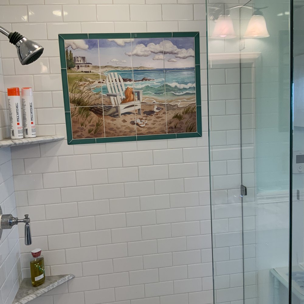 Butulia's Tile - Shower in Guest Bath - Tiling Near Me - Penngrove, California Butulia's Tile - Shower in Guest Bath - Tiling Near Me - Penngrove, California