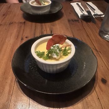 Mr Pollo - Italian corn egg custard sformatino - New American Near Me - San Francisco, California