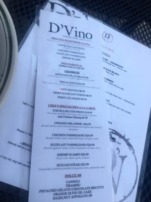 Menu photo 5 D'Vino Madison, WI