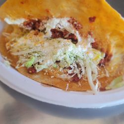 Cocina Las Tres Marias - Chorizo and cheese Quesadilla