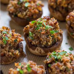 Top Shelf Catering - My famous sausage stuffed mushrooms