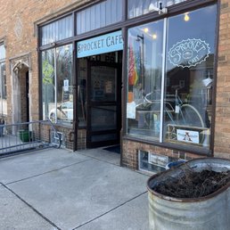Exterior outside entrance of Sprocket Cafe - Milwaukee, Wisconsin Exterior outside entrance of Sprocket Cafe - Milwaukee, Wisconsin