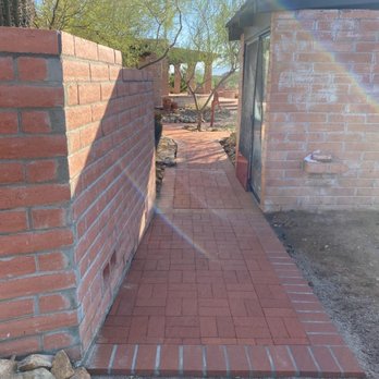 Pima Fence & Wall - Wall on left side and entry to back yard beside greenhouse. - Masonry/Concrete Near Me - Tucson, Arizona Pima Fence & Wall - Wall on left side and entry to back yard beside greenhouse. - Masonry/Concrete Near Me - Tucson, Arizona