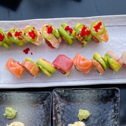 Spicy Bad Girl and Fallen Angel Chef Special Rolls Spicy Bad Girl and Fallen Angel Chef Special Rolls