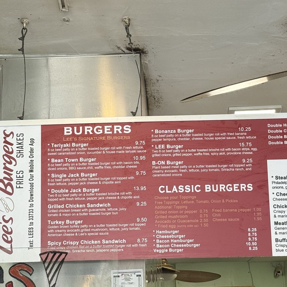 Lee's Burger Place - Burgers Near Me - Newton Centre, Massachusetts