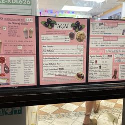 Angel's Ice Cream - While you wait in line they have a menu up in their window for you to view so once you're inside you're ready to order