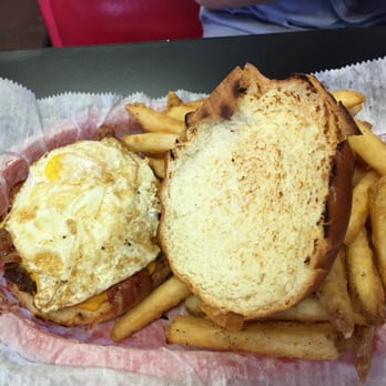 Beth's Burger Bar - Morning burger with fries - American Near Me - Orlando, Florida Beth's Burger Bar - Morning burger with fries - American Near Me - Orlando, Florida
