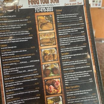 Feed Your Soul - Menu - Soul Food Near Me - Harrisburg, Pennsylvania Feed Your Soul - Menu - Soul Food Near Me - Harrisburg, Pennsylvania