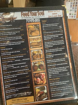 Menu photo 1 Feed Your Soul Harrisburg, PA Menu photo 1 Feed Your Soul Harrisburg, PA