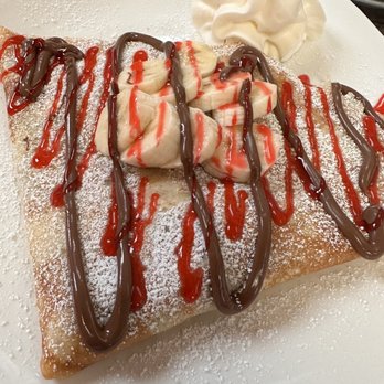 Very Crepe - Soo Fruity Crepe - bananas, strawberries and Nutella - Creperies Near Me - Sunny Isles Beach, Florida Very Crepe - Soo Fruity Crepe - bananas, strawberries and Nutella - Creperies Near Me - Sunny Isles Beach, Florida