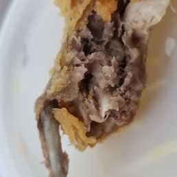 their chicken looks like they have been taken from the stone age. It does not look very appealing. their chicken looks like they have been taken from the stone age. It does not look very appealing.