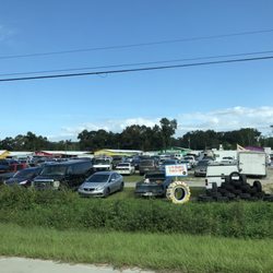 Absolutely packed parking lot