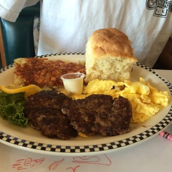 Black Bear Diner Merced - Sausage patty and eggs. - American Near Me - Merced, California