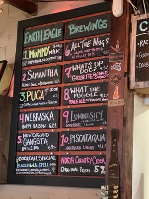 Menu photo 3 Earth Eagle Tavern Portsmouth, NH