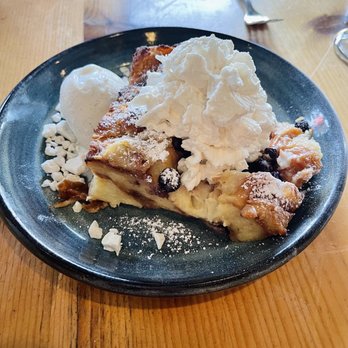 Trelio Food & Wine - Lemon blueberry bread pudding - New American Near Me - Clovis, California Trelio Food & Wine - Lemon blueberry bread pudding - New American Near Me - Clovis, California